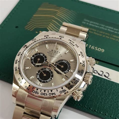 Rolex Daytona Ouro Branco Ghost Dial 40 Completo 